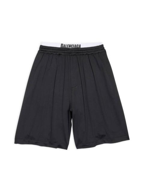 BALENCIAGA Men's Swim Shorts in Black