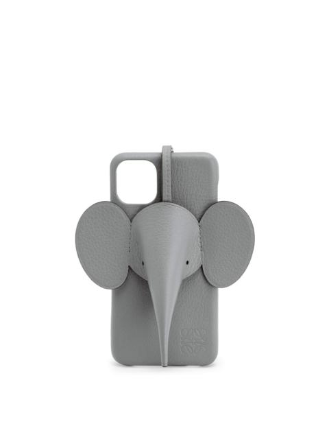 Loewe Elephant cover for iPhone 11 Pro Max in pearlized calfskin