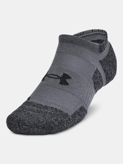 Under Armour Unisex UA Performance Tech Pro 3-Pack No Show Socks