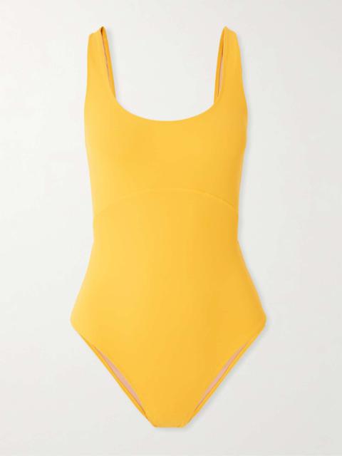 Lido Settantanove cutout swimsuit Yellow
