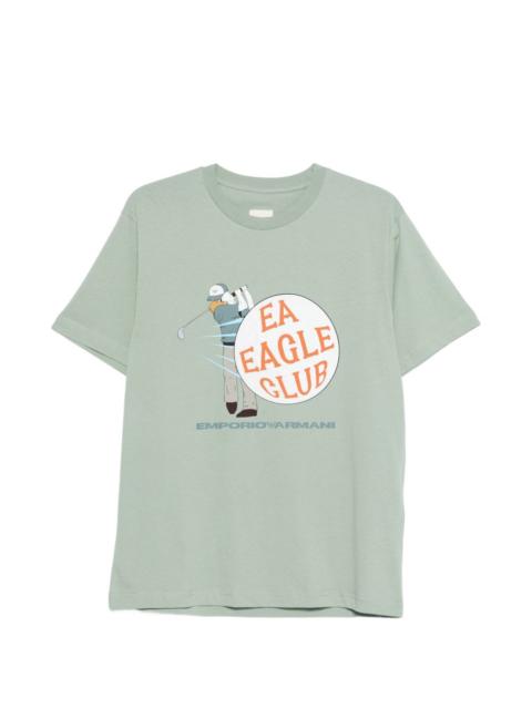 EMPORIO ARMANI graphic crewneck T-shirt