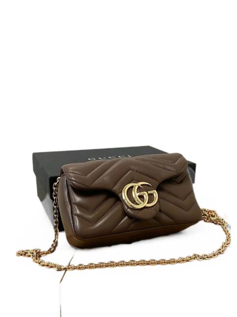 GUCCI Gucci Marmont Matelassé Calf Leather Mini Bag