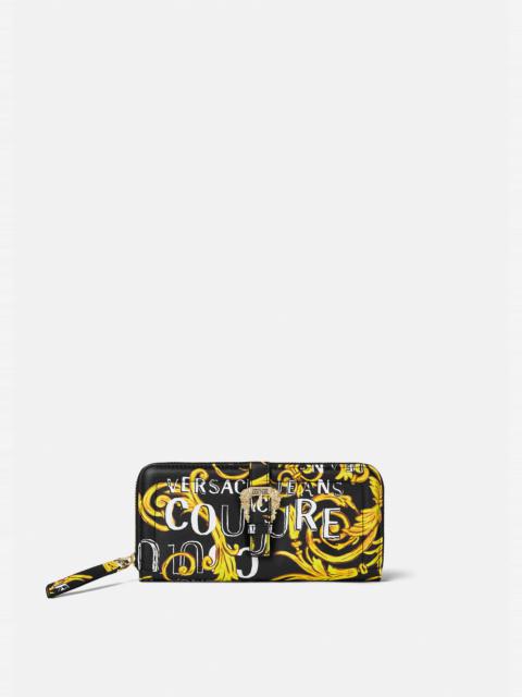VERSACE JEANS COUTURE Logo Couture1 Continental Wallet