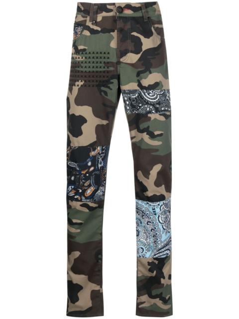 PHILIPP PLEIN camouflage-print straight-leg jeans