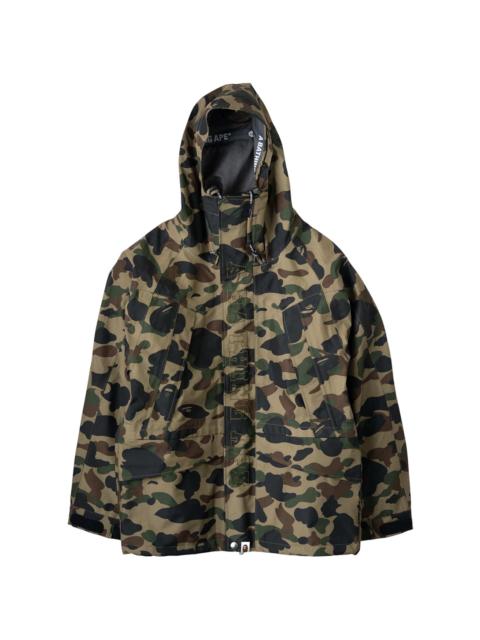 A BATHING APE® Gore-Tex 1St Camo Snowboard Jacket "Camo Green" 001HJH701001M