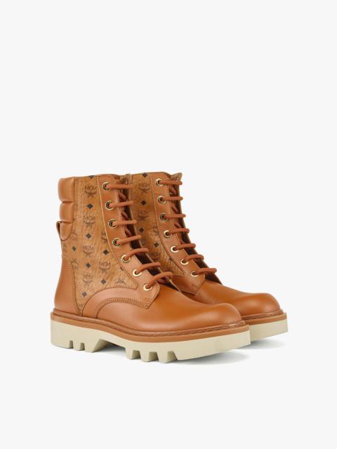 MCM Visetos Boots in Calf Leather