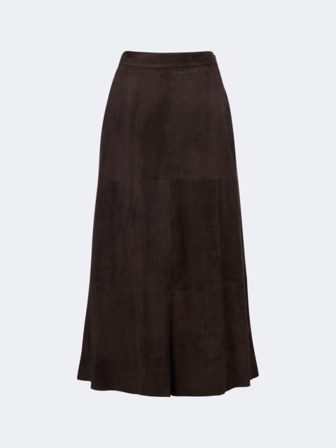 'S Max Mara Suede midi skirt