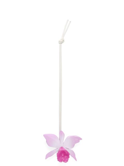 Loewe Orchid charm in classic calfskin