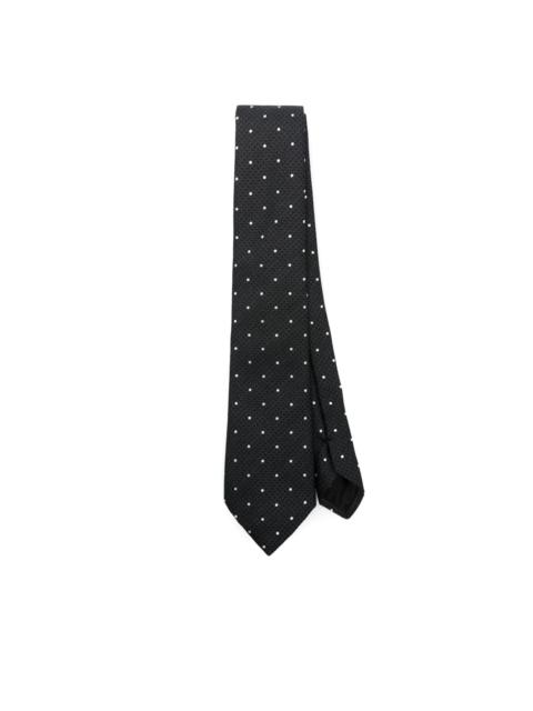 GIORGIO ARMANI polka dot-print tie