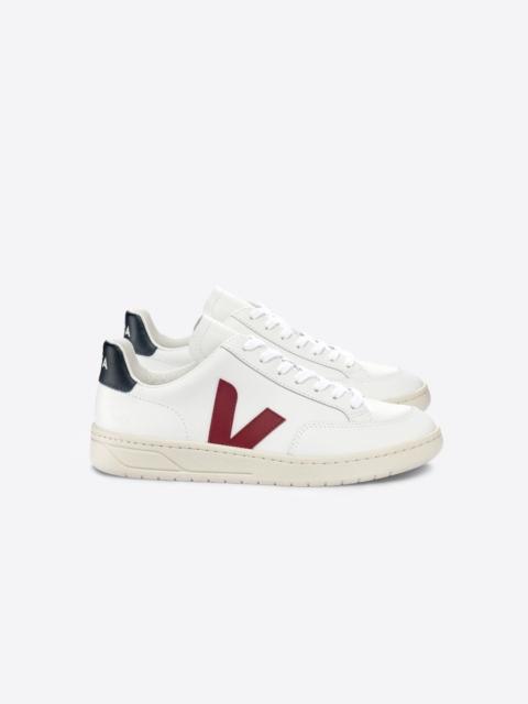 V-12 LEATHER WHITE MARSALA NAUTICO