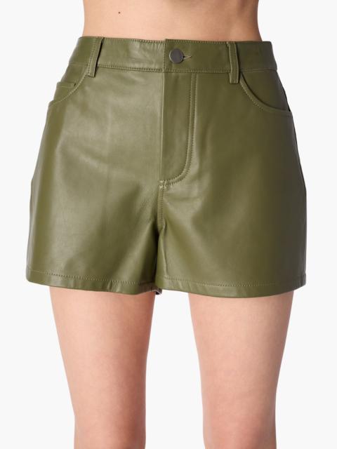 CAMI NYC TRAVIS LEATHER SHORT CAMOUFLAGE