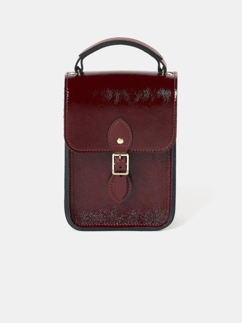 Cambridge Satchel The Mini Binocular Bag - Oxblood Patent