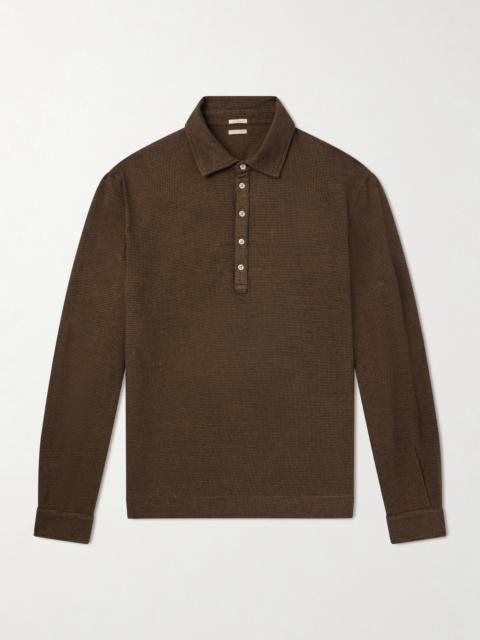 massimo alba Raya Cotton and Cashmere-Blend Polo Shirt
