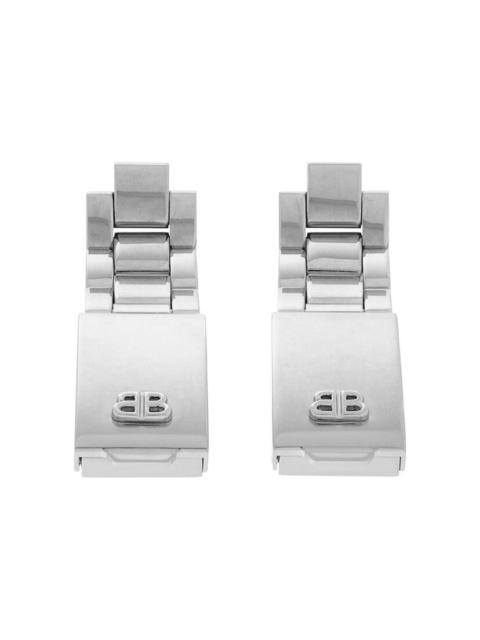 BALENCIAGA Women's 24/7 Earrings  in Silver