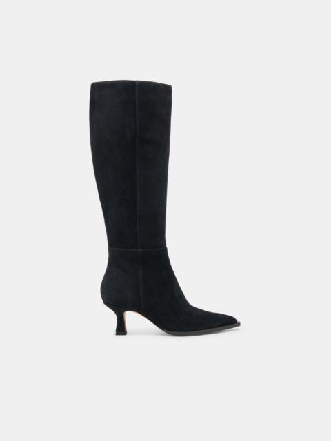 dolce vita AUGGIE BOOTS ONYX SUEDE