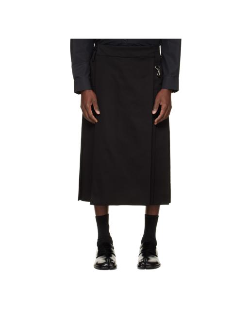 Simone Rocha Black Utility Clip Kilt