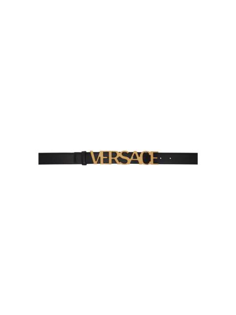 VERSACE Black Signature Belt