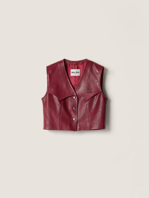 Miu Miu Leather vest