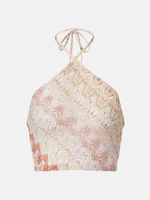 Missoni Lamé crop top