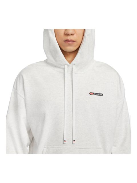 Nike Nike Track Club Dri-Fit Fleece Pullover Hoodie 'White' FN3396-025