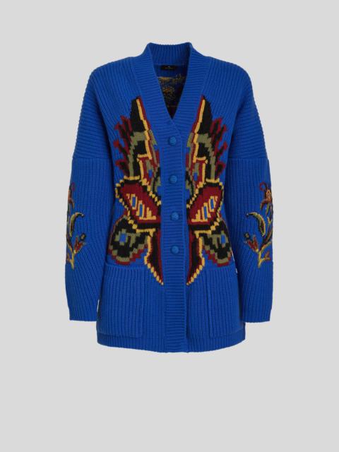 Etro JERSEY JACQUARD COAT