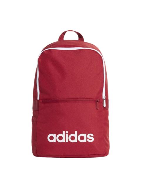 adidas adidas Linear Classic Daily Backpack 'Burgundy' ED0290