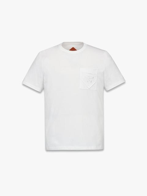 MCM Essential Logo Pocket T-Shirt in Organic Cotton