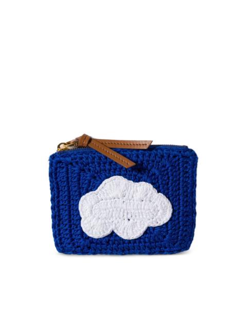 Miu Miu crochet zipper pouch