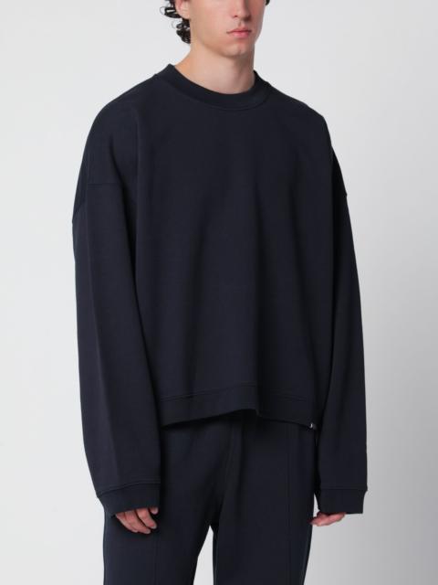REPRESENT Midnight navy cotton crew-neck sweatshirt