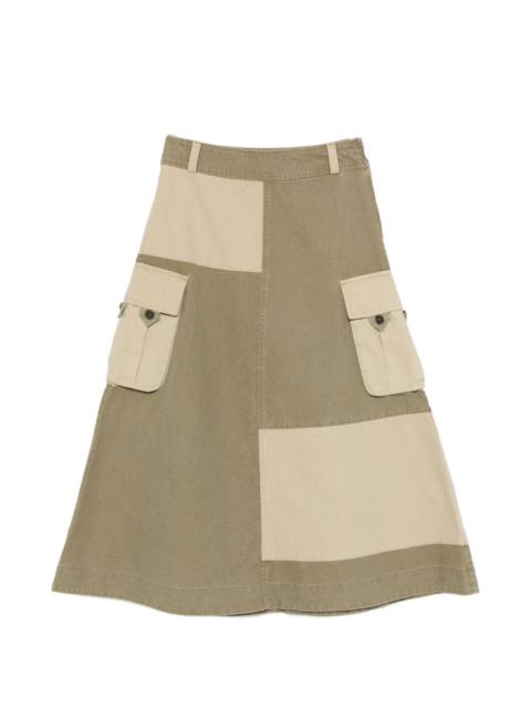 DAMSON MADDER. Marcelle Barn maxi skirt
