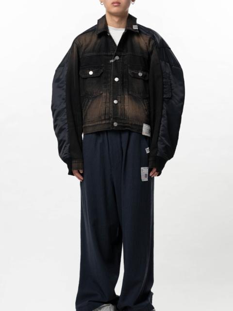 Maison MIHARAYASUHIRO Front Back Combined Denim Jacket