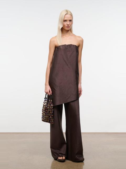 STAUD STAUD GEORGIA SILK CONVERTIBLE TOP EARTH