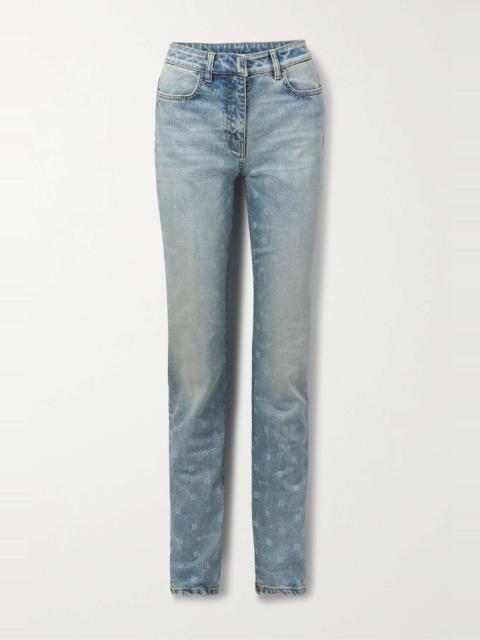 Givenchy Printed high-rise skinny jeans