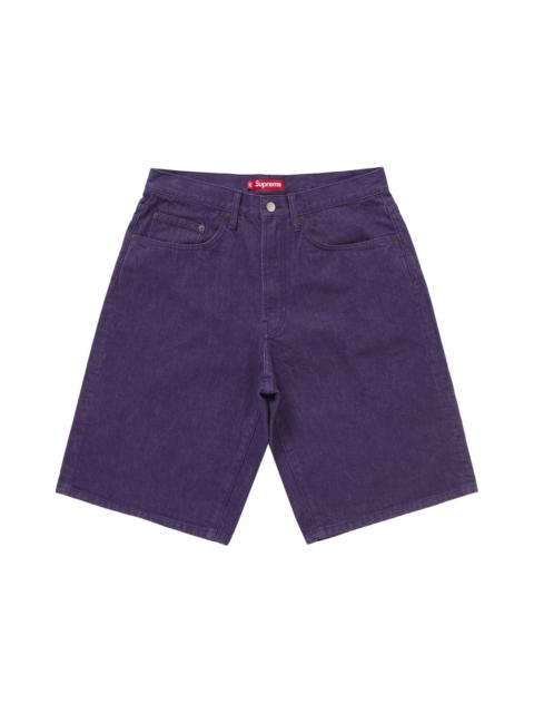 Supreme Supreme Baggy Denim Short (SS25) Purple