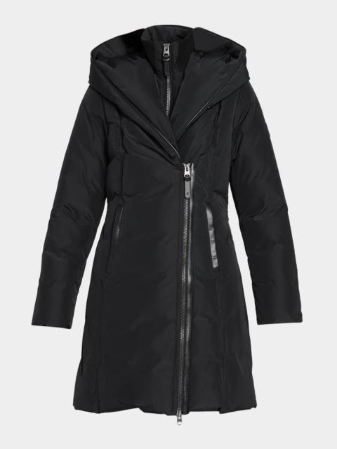 MACKAGE Kay Down Fitted Long Coat