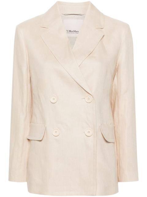 'S Max Mara Laura double-breasted linen blazer