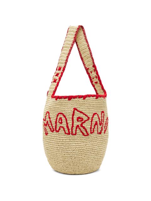 Marni Beige Nassa Medium Tote
