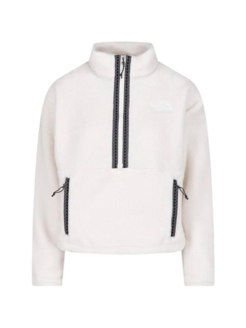 The North Face fleece half-zip sweater