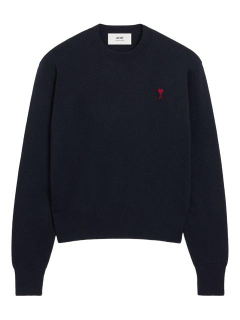 AMI Paris Ami De Coeur wool crew-neck sweater