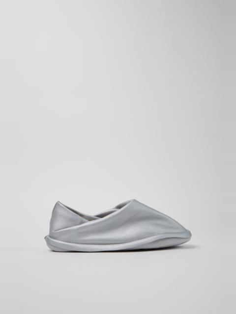 CAMPER Camper x ISSEY MIYAKE - Peu Form Gray Leather Moccasins for Men.