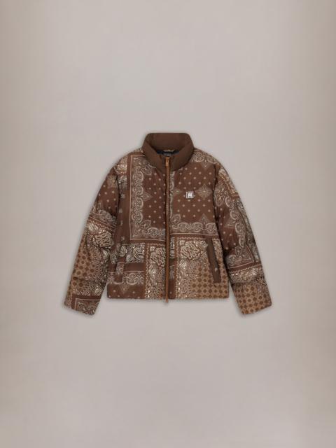 AMIRI MA BANDANA PRINTED DOWN JACKET