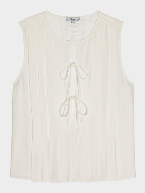 Rails Aja Pleated Sleeveless Top