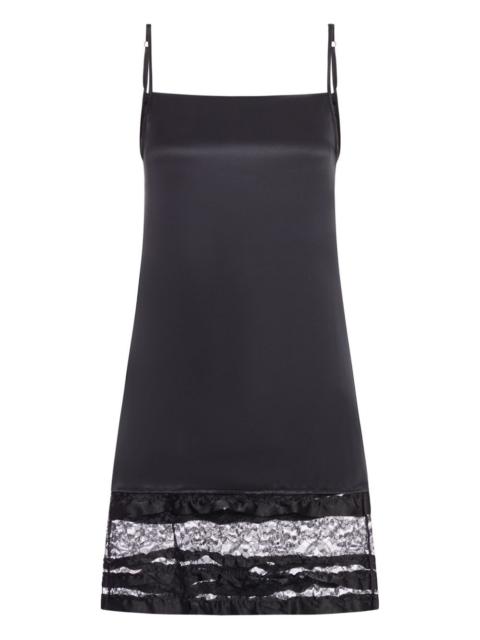 NICCOLÒ PASQUALETTI lace-panel slip dress