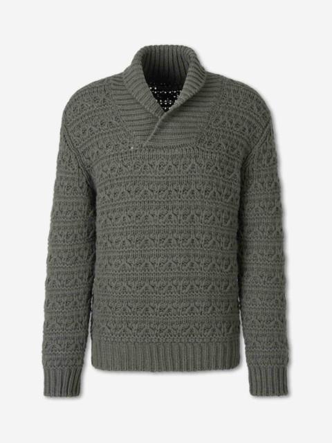 Canali THICK V-NECK SWEATER