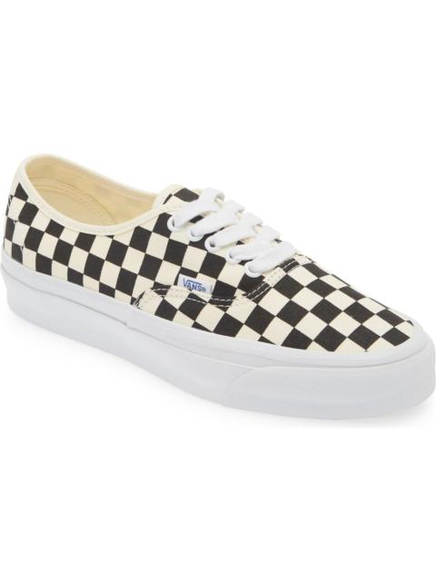 Vans Premium Authentic Reissue 44 Sneaker in Lx Checkerboard Black/White at Nordstrom