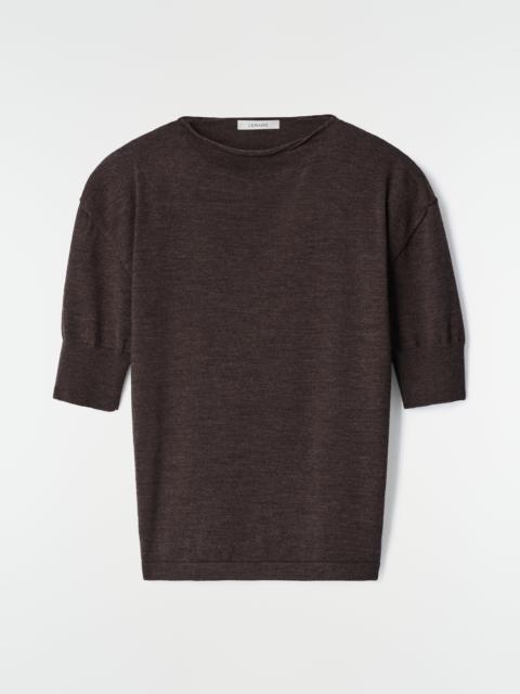 Lemaire SHORT-SLEEVE SWEATER IN FINE MERINO WOOL