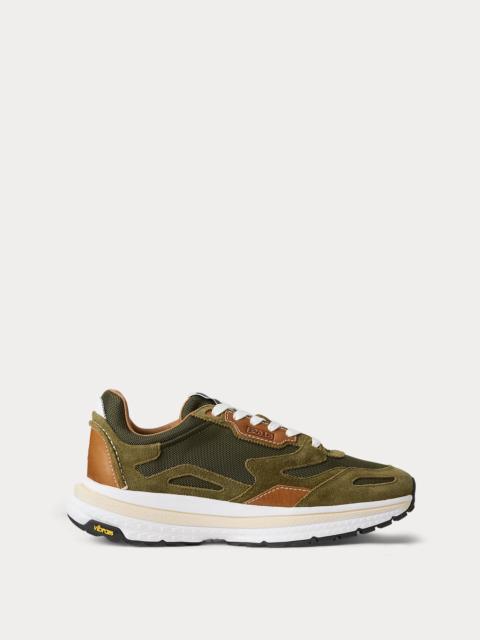 Polo Ralph Lauren Modern Trainer 200 Suede-Paneled Sneaker