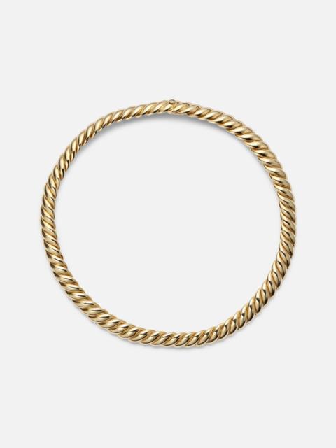 DAVID YURMAN Sculpted Cable 18kt gold choker