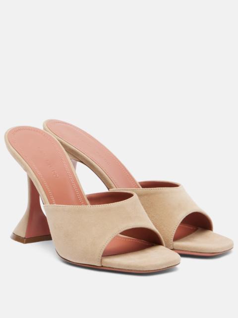 Amina Muaddi Lupita suede mules