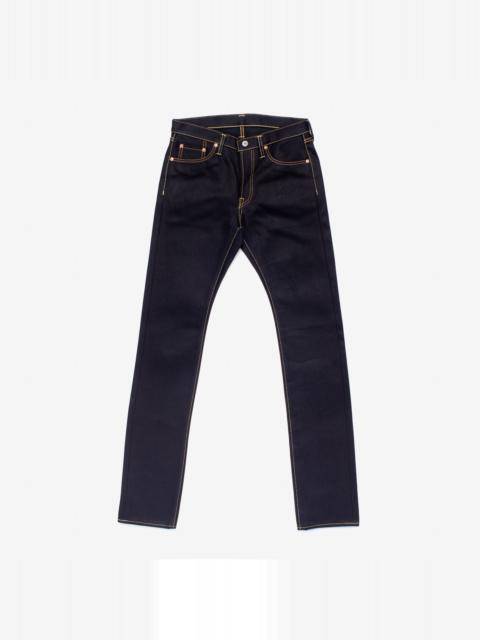 IH-555-XHSib 25oz Selvedge Denim Super Slim Cut Jeans - Indigo/Black